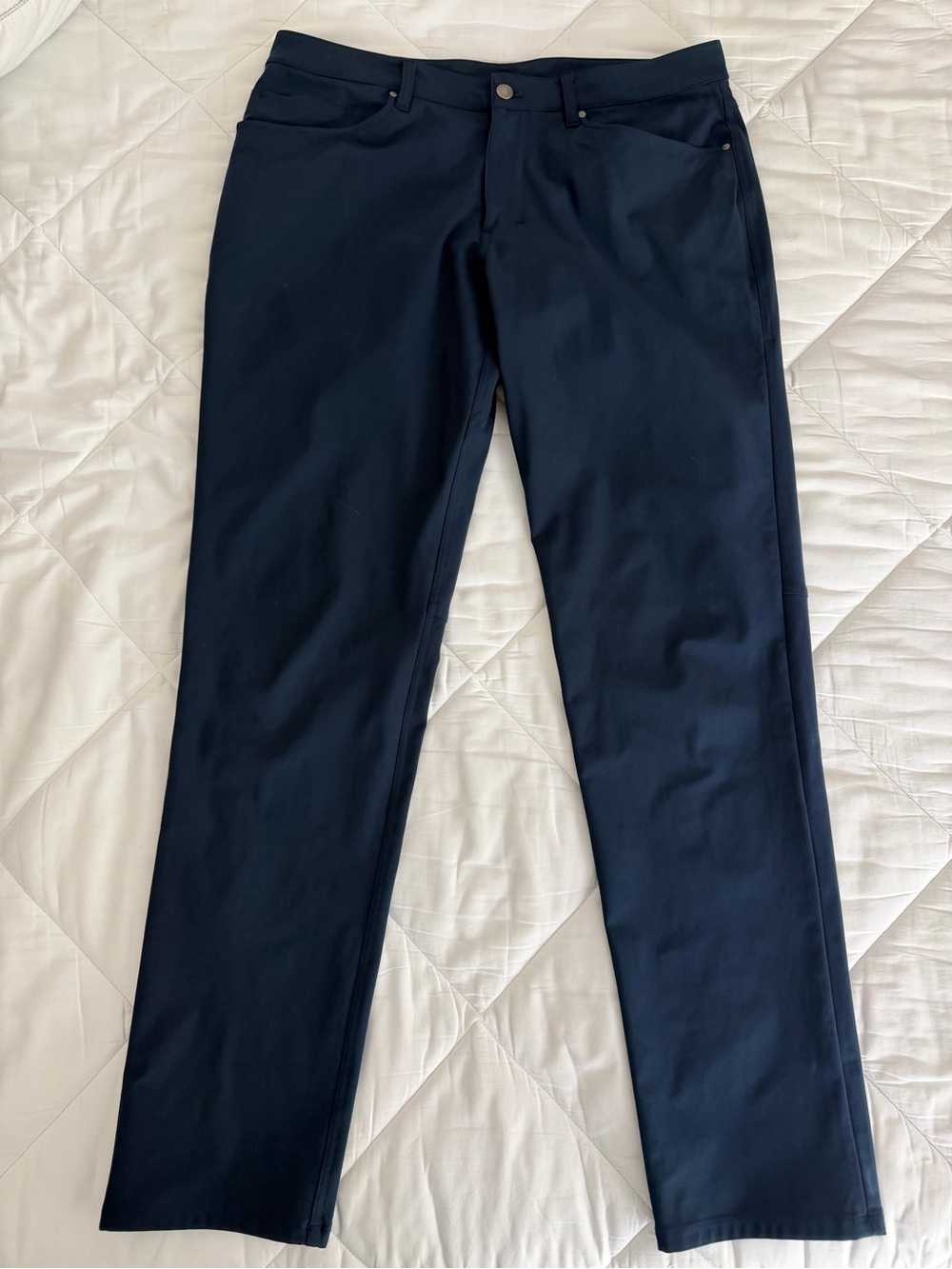lululemon athletica Men's Dark Navy Straight Chinos
